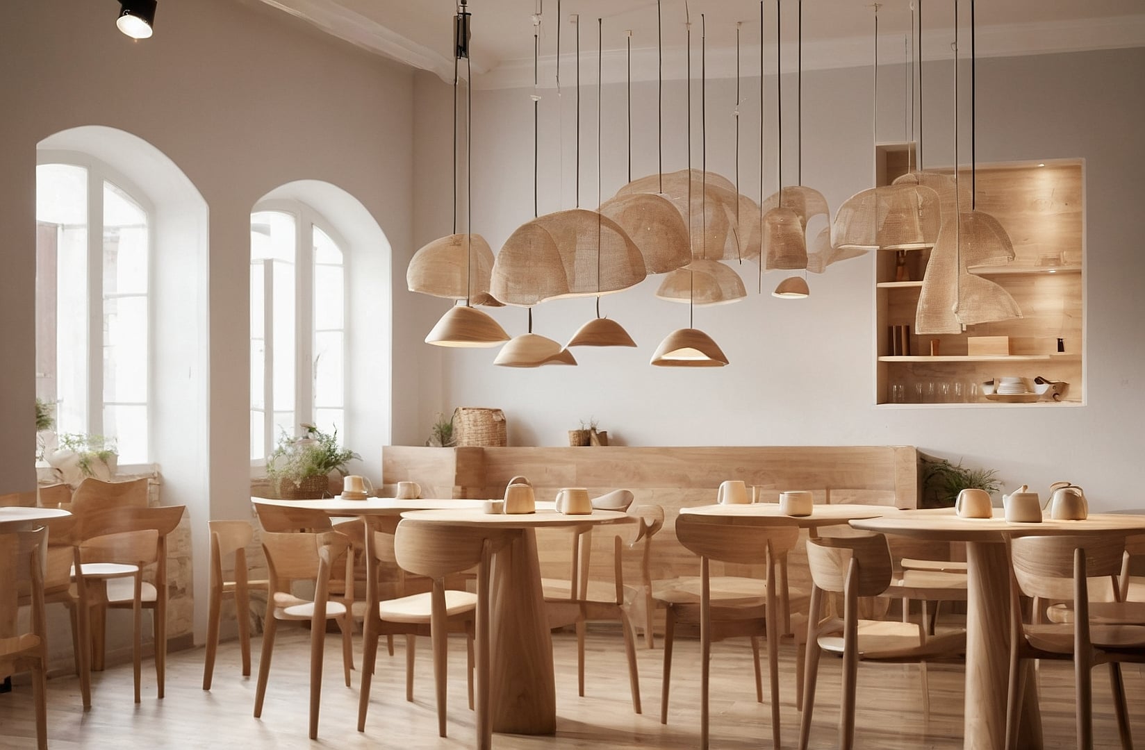 Croissants recién horneados.