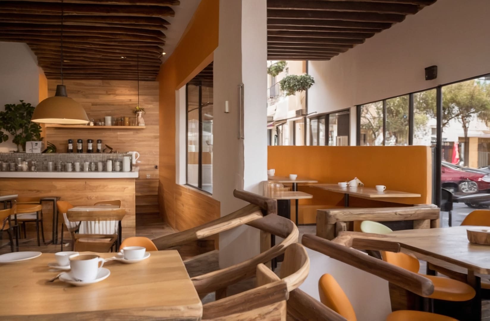 Café y desayunos frescos